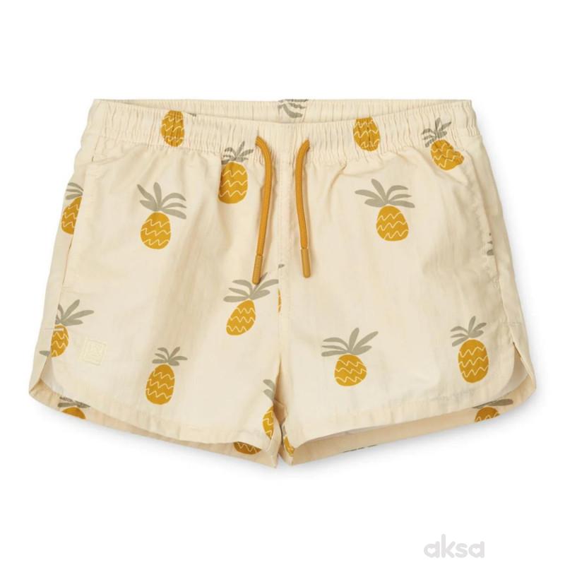 Liewood kupaći šorc Aiden, Pineapples/Cloud cream