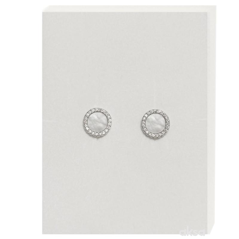 Argento minđuše Krug ogledalce 