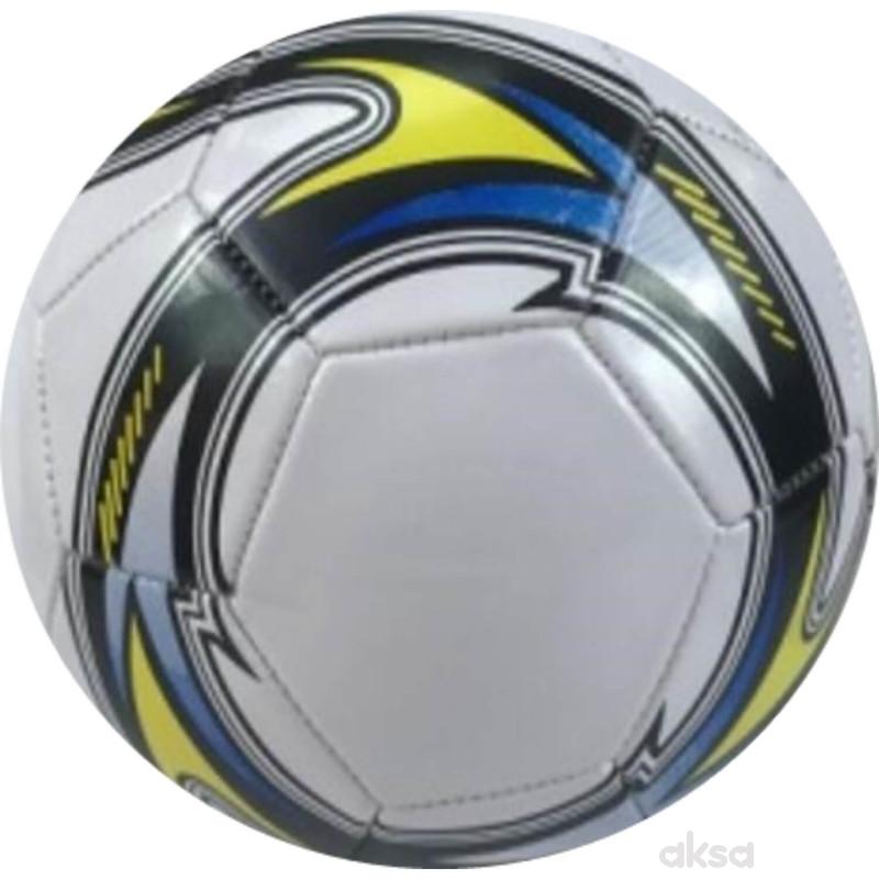 Lopta fudbalska bela 