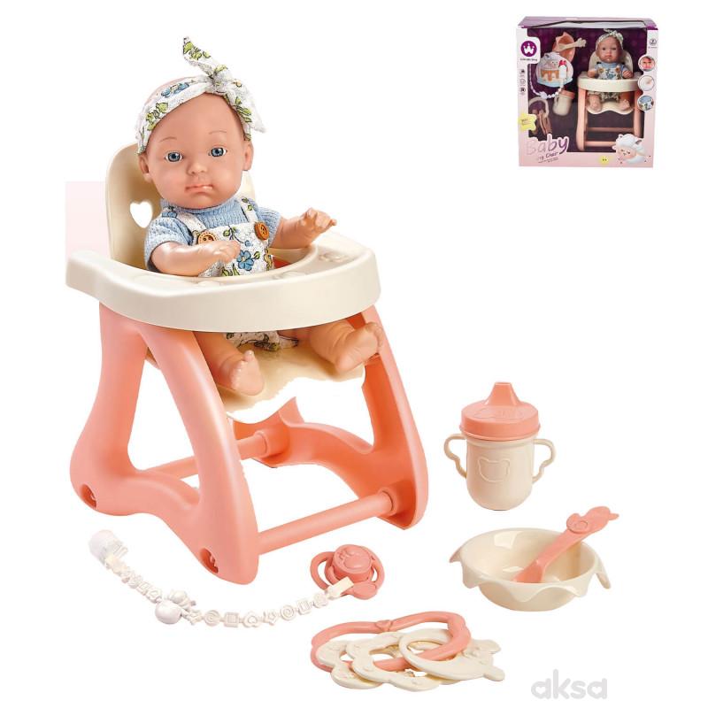 Cute&Cool lutka beba u hranilici, 23cm