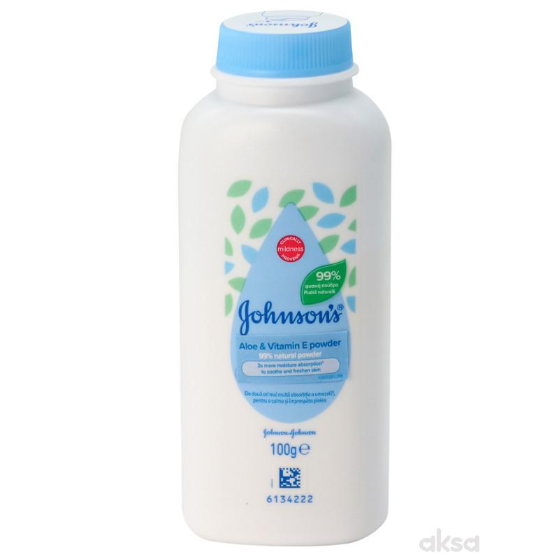 Johnsons baby puder Aloe vera&Vitamin E