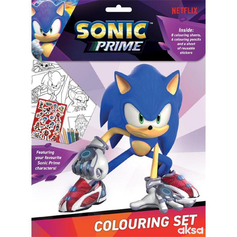 Commodore Sonic bojanka sa bojicama i nalepnicama