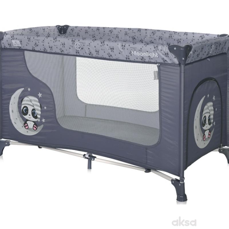 Lorelli prenosivi krevetac Moonlight, Grey Pandas