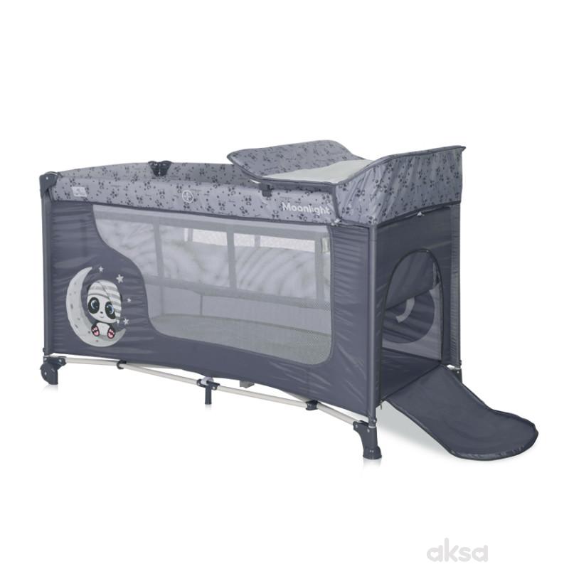 Lorelli prenosivi krevetac Moonlight 2nivoa Grey