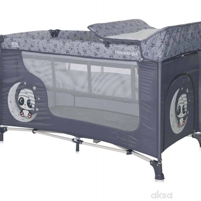 Lorelli prenosivi krevetac Moonlight 2nivoa Grey