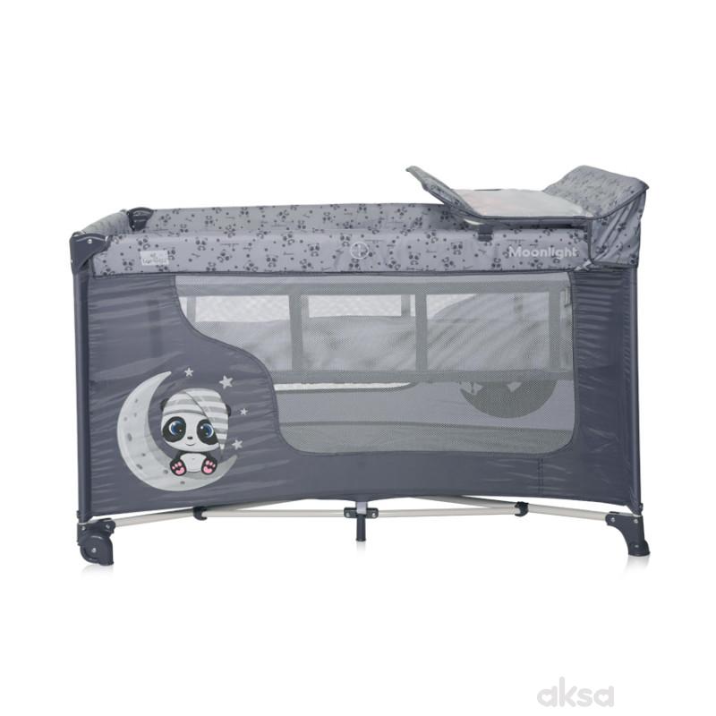 Lorelli prenosivi krevetac Moonlight 2nivoa Grey
