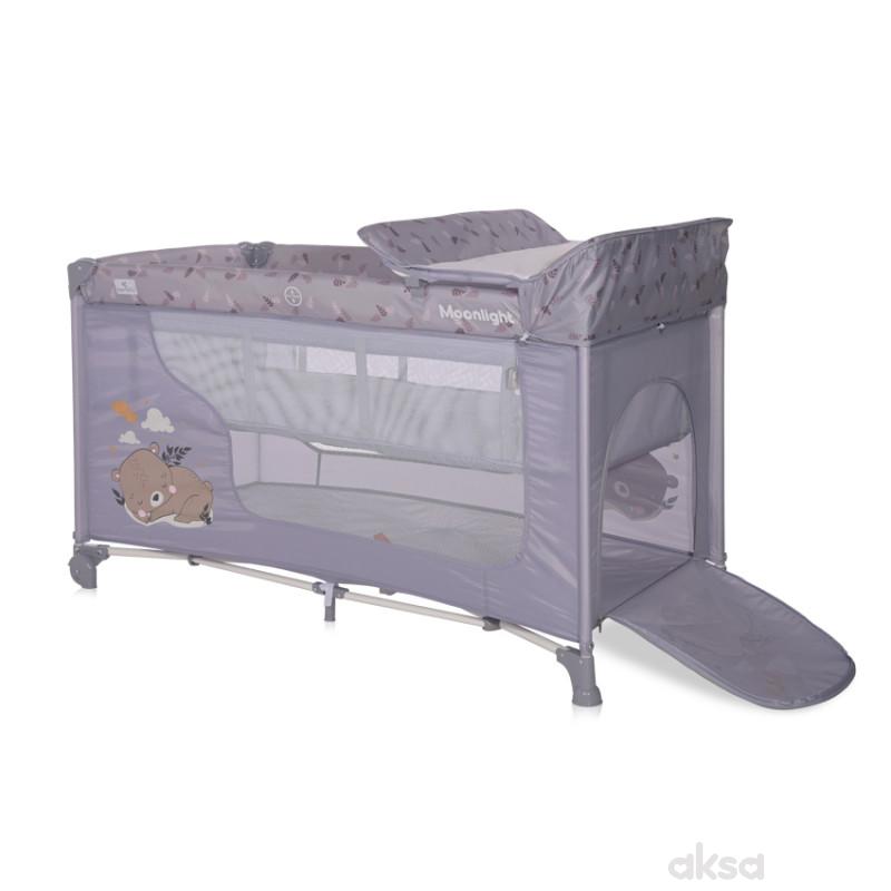 Lorelli prenosivi krevetac Moonlight 2nivoa Grey D
