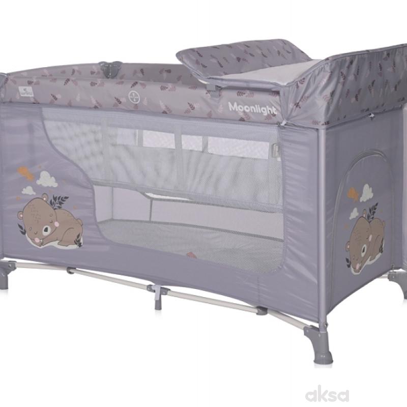 Lorelli prenosivi krevetac Moonlight 2nivoa Grey D