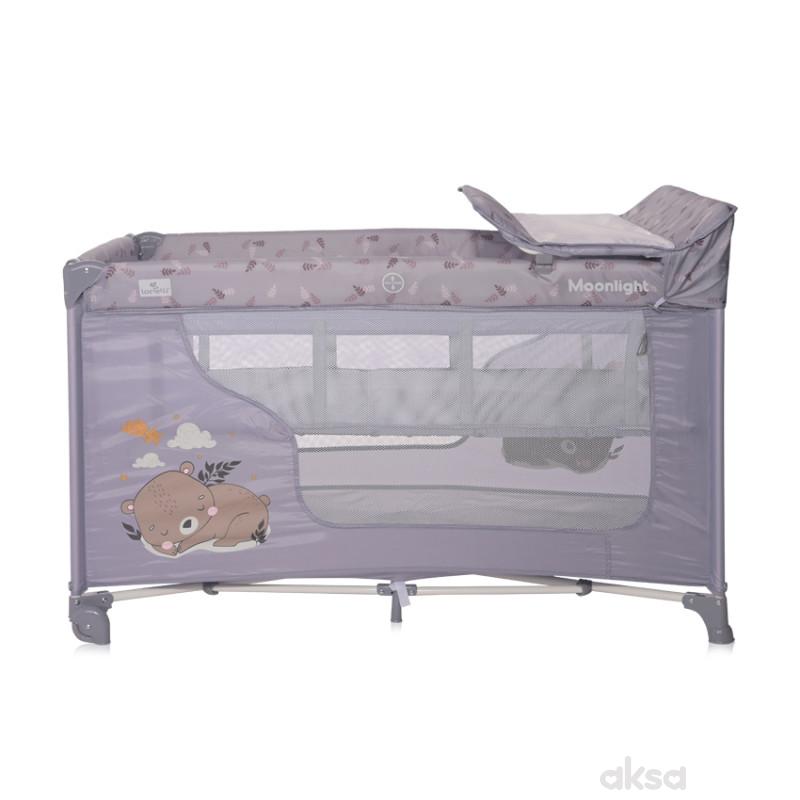 Lorelli prenosivi krevetac Moonlight 2nivoa Grey D