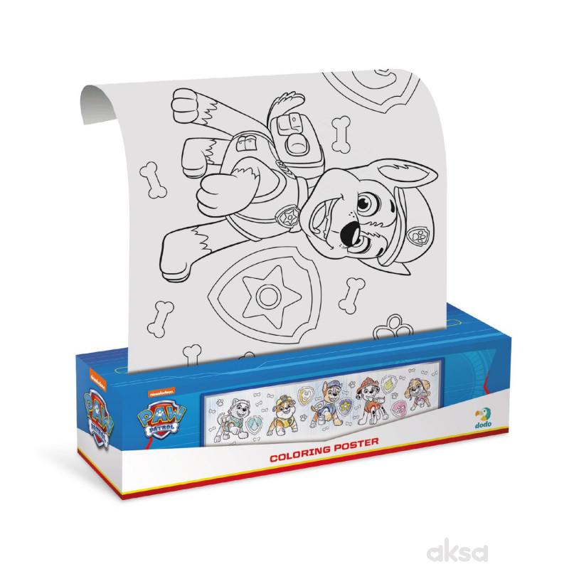 Dodo oboji poster Paw Patrol