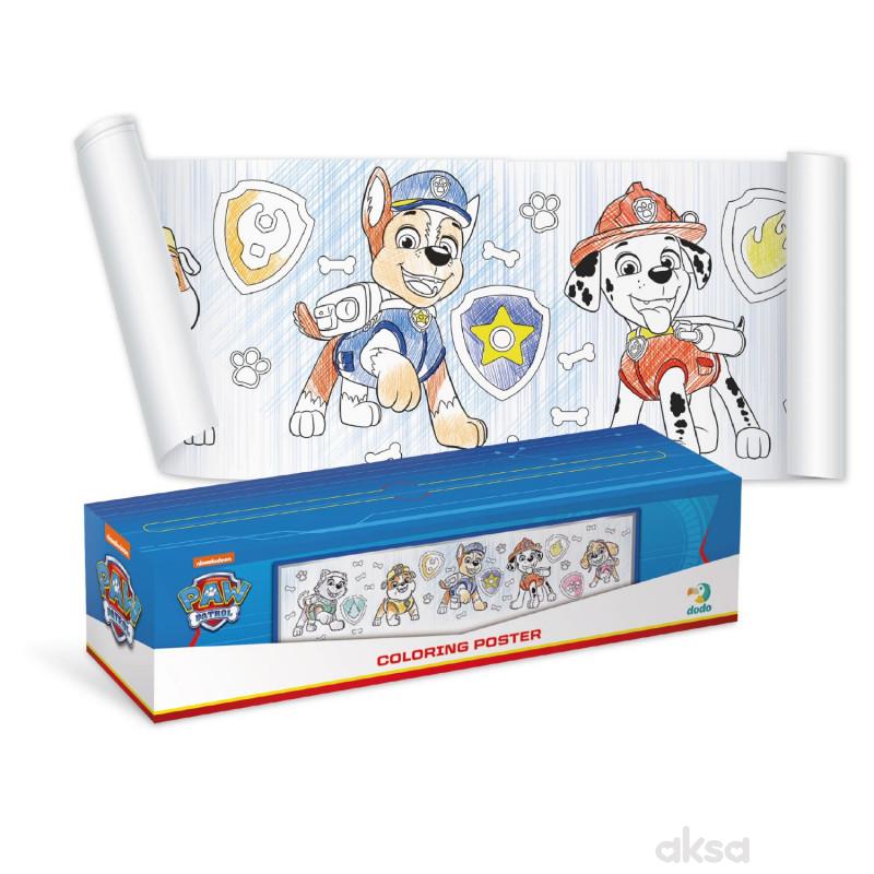 Dodo oboji poster Paw Patrol