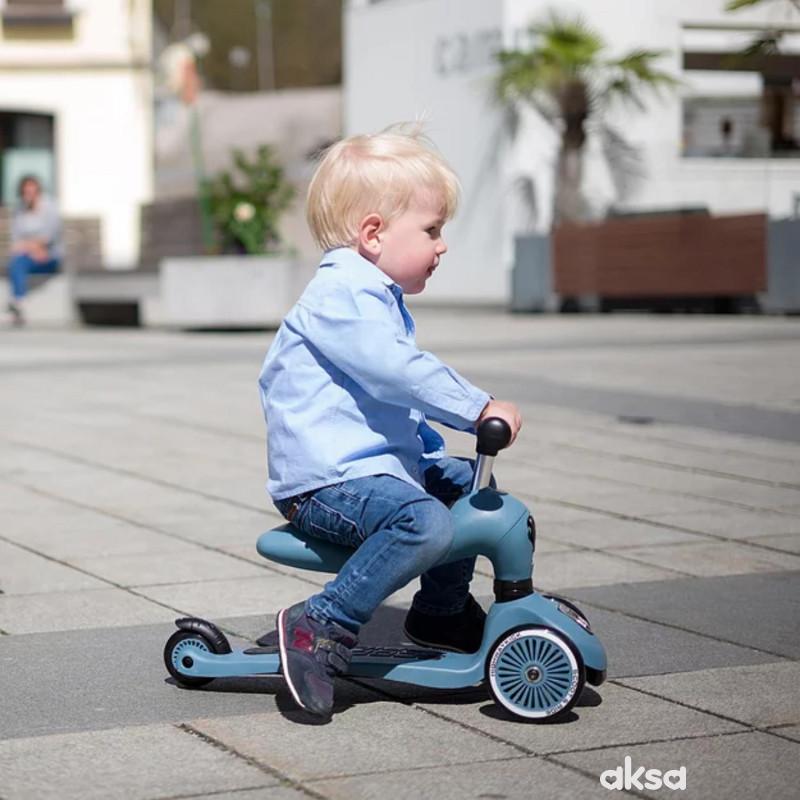 Scoot&Ride Trotinet 2u1 Highwaykick 1 Steel