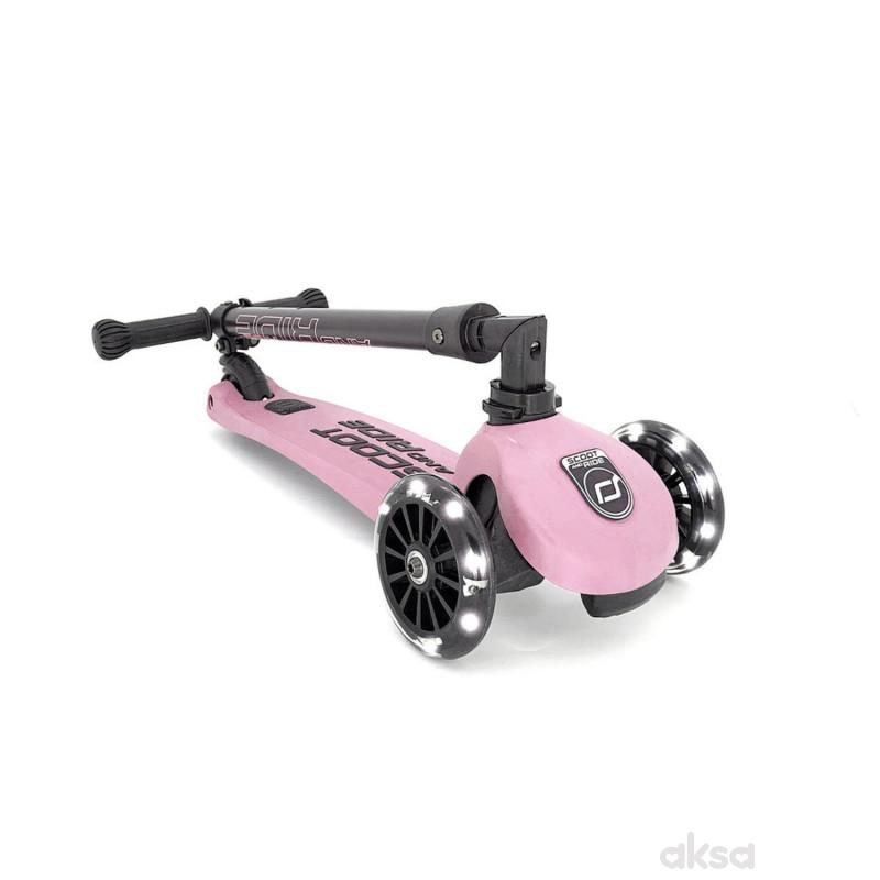 Scoot&Ride Trotinet Highwaykick Led 3 Rose