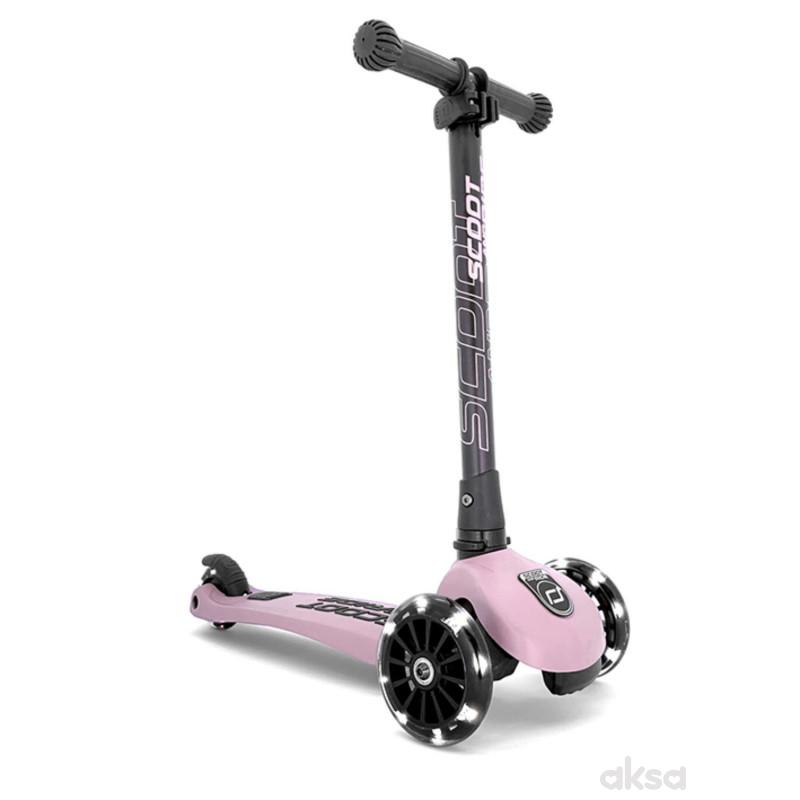 Scoot&Ride Trotinet Highwaykick Led 3 Rose