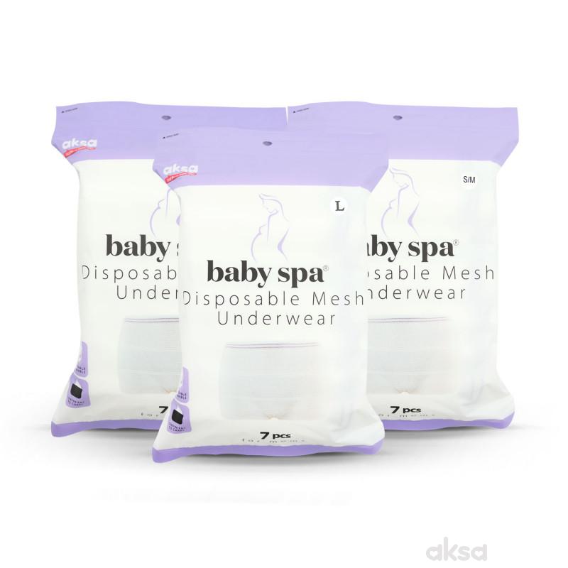 Baby Spa mrežaste gaćice za porodilje XL 7 kom