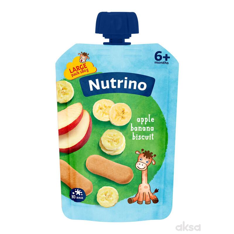 Nutrino pouch jabuka banana sa keksom 180g