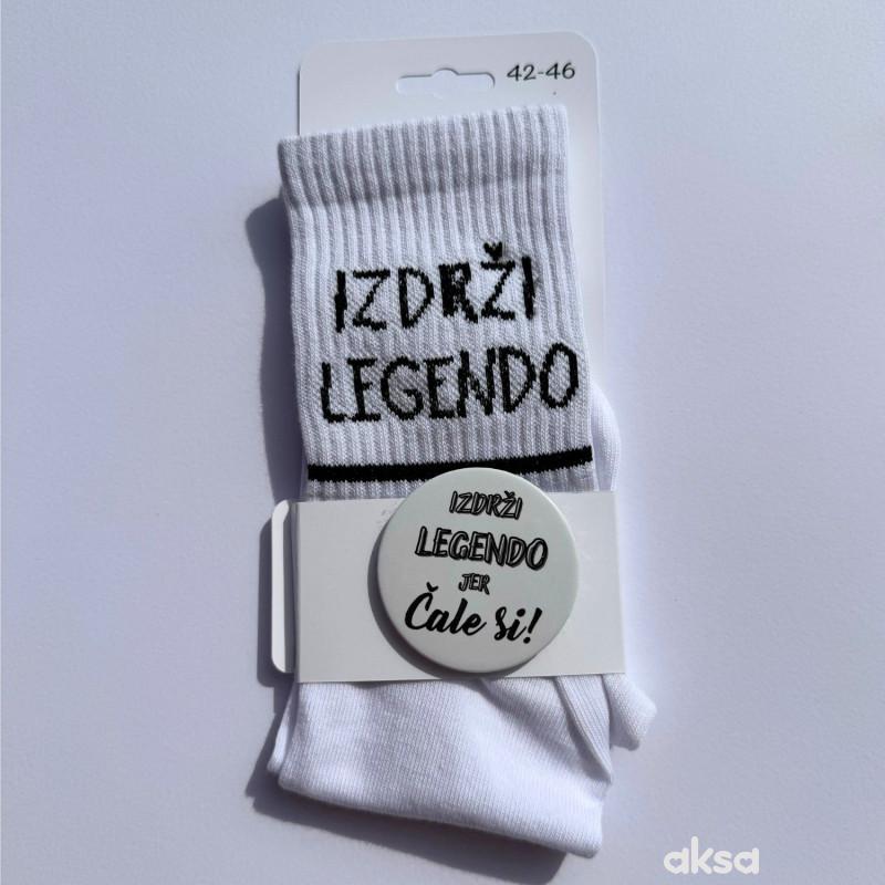 Keva si čarape sa bedžom, 42-46