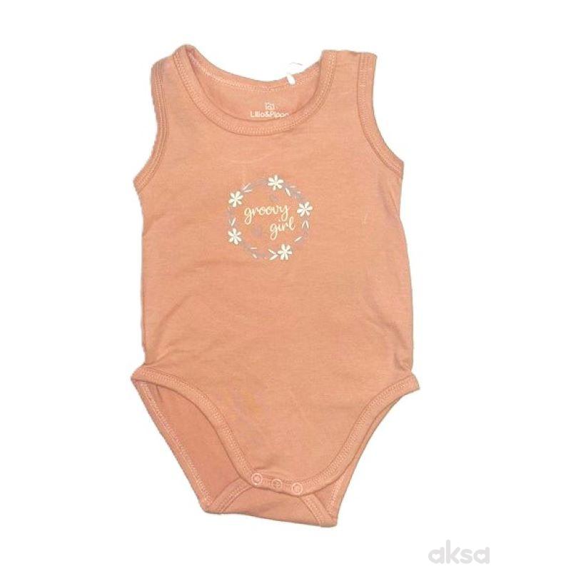 Lillo&Pippo bodi atlet, devojčice 