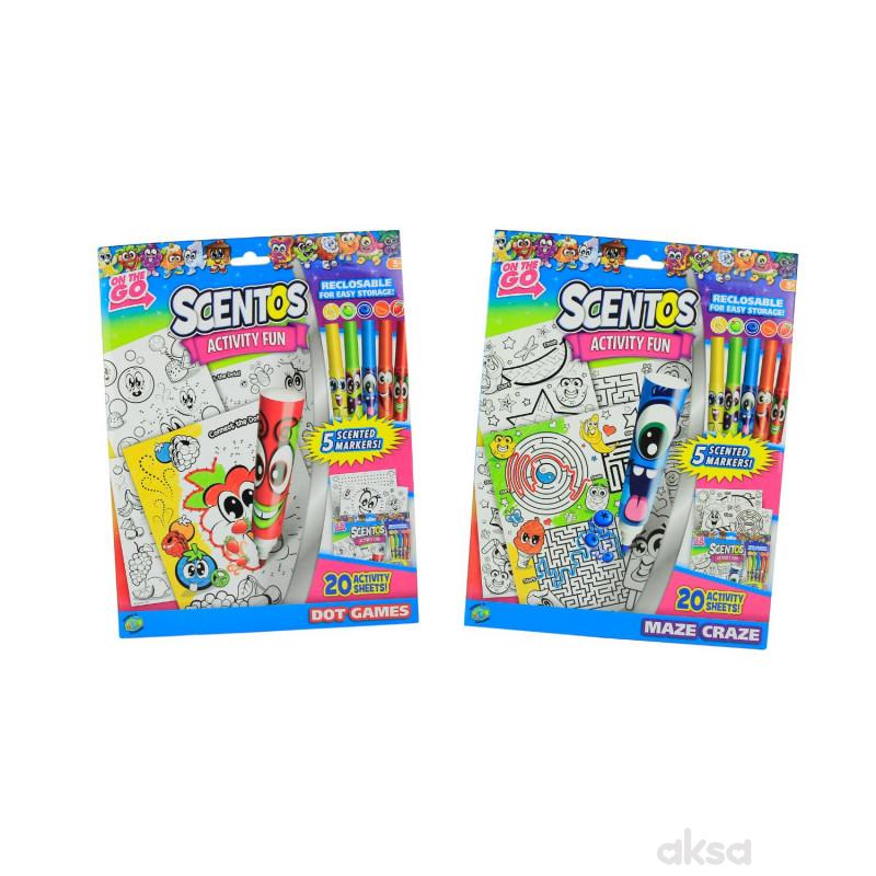 Scentos on the go scented acivity fun set