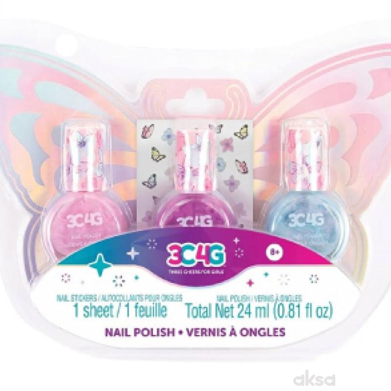 Lakovi za nokte butterfly trio