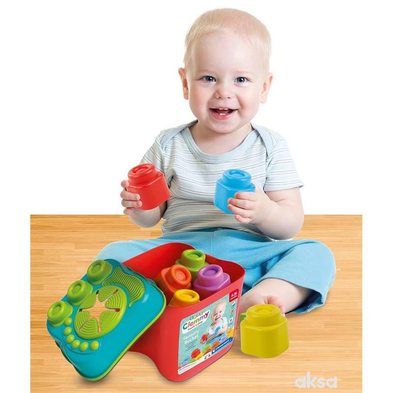 Clementoni blocks sensory basket kocke