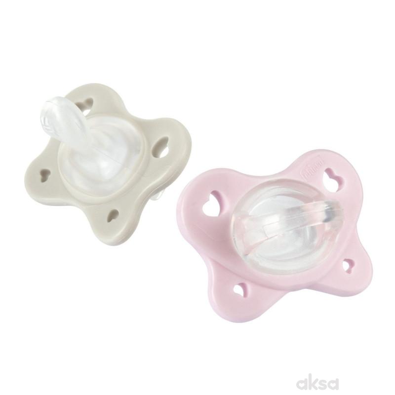 Chicco laža Dual Soft pink 2-6m 2kom