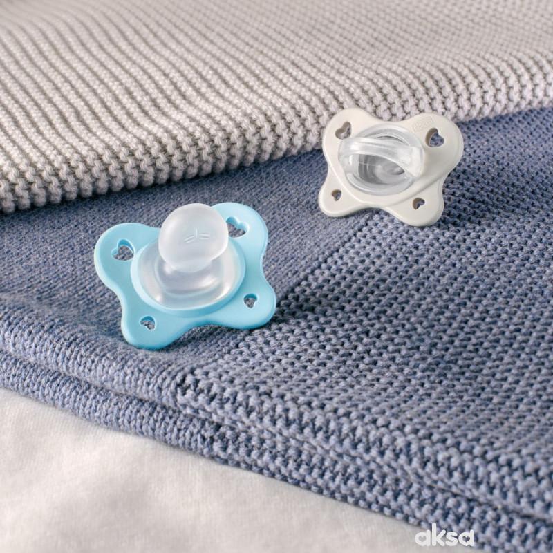 Chicco laža Dual Soft plava 6-16m 2kom