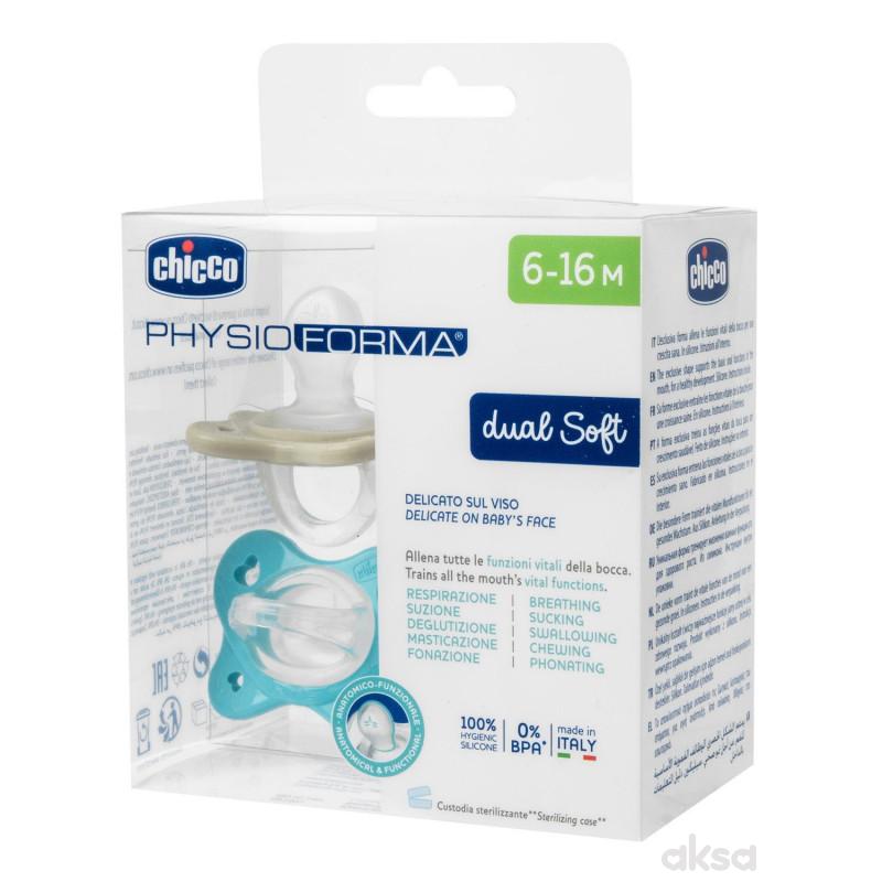Chicco laža Dual Soft plava 6-16m 2kom