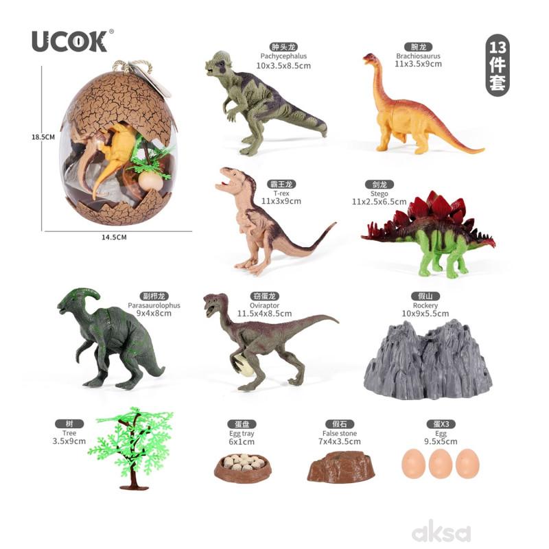 HK Mini igračka komplet sa dinosaurusovim jajima