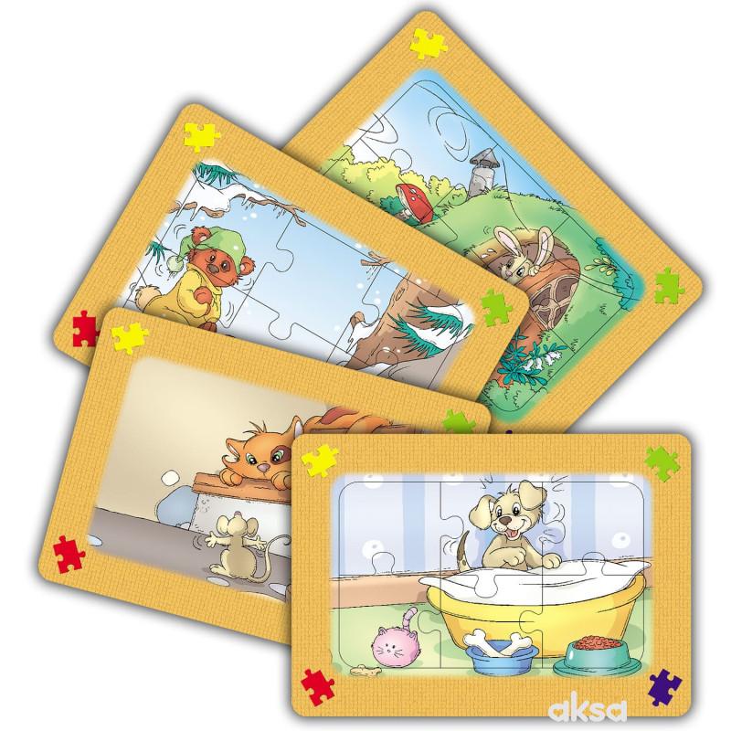Pikom Puzzle ram 6,12 delova