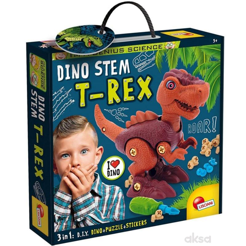 Mali genije stem kit t-rex lisciani