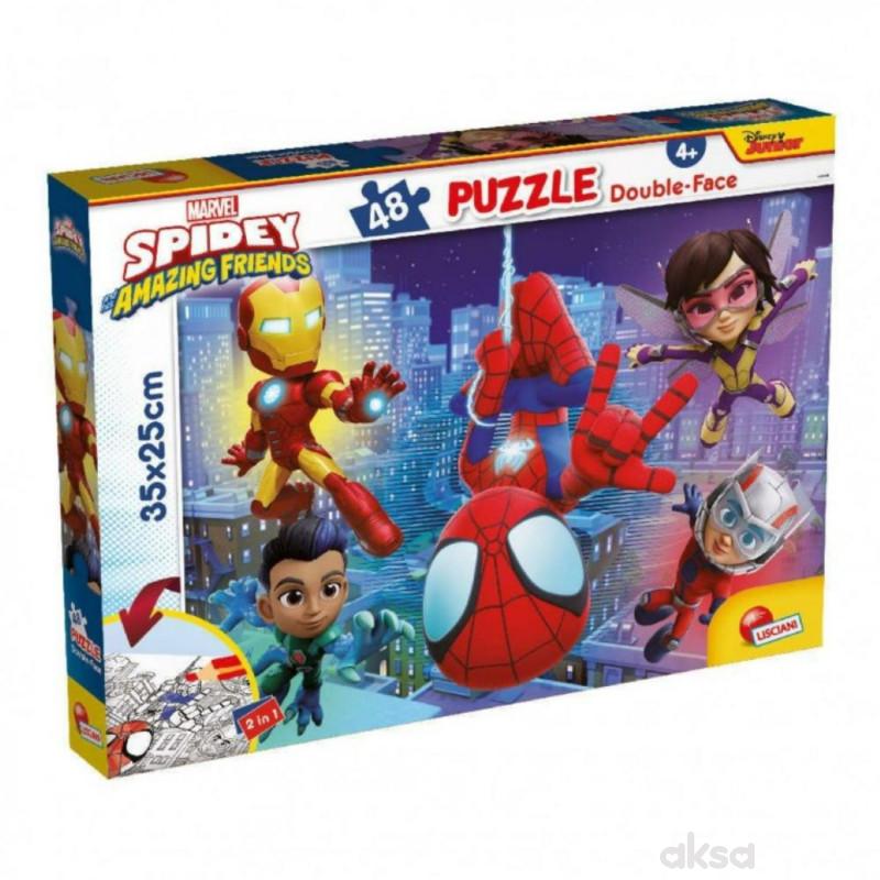 Slagalica spidey amazing friend 2u1 slozi i oboji