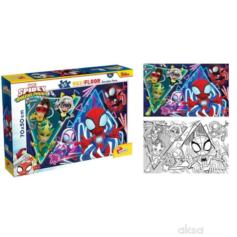 Slagalica maxi marvel spidey 2u1 slozi i oboji