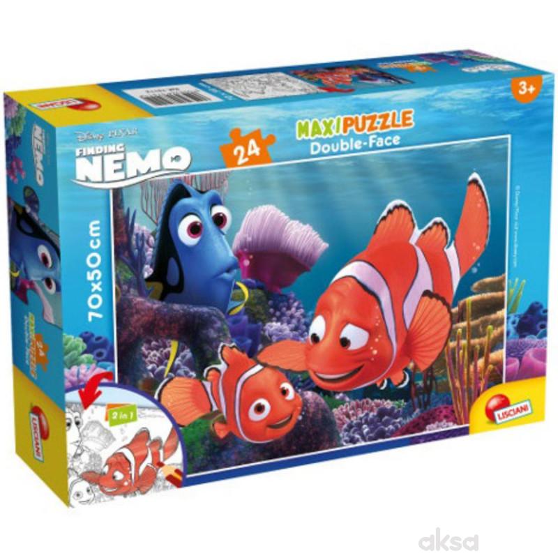 Slagalica 24pcs maxi nemo 2u1 slozi i oboji