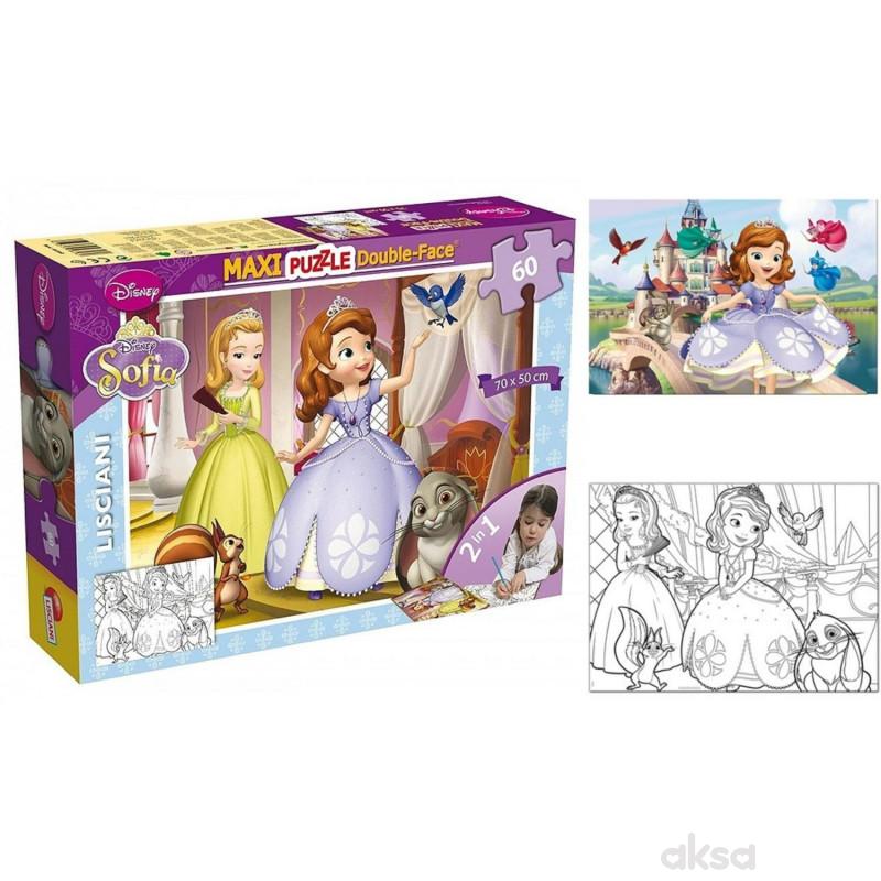 Slagalica lisciani 60pcs maxi sofia the first 2u1