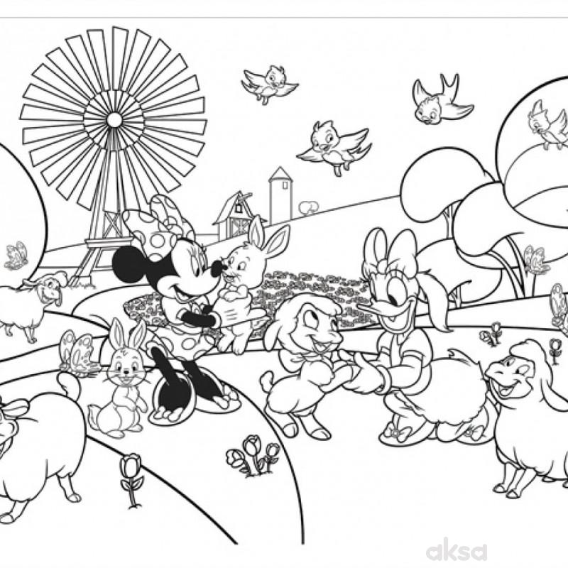 Slagalica 150pcs maxi minnie 2u1 slozi i oboji