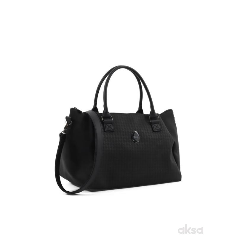 Egg 3 torba Overnight, Houndstooth Black