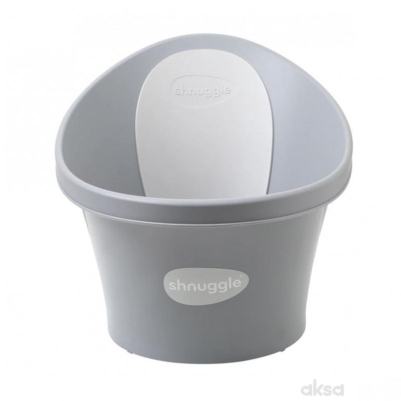 Shnuggle kadica za bebe do 12m, Pebble Grey