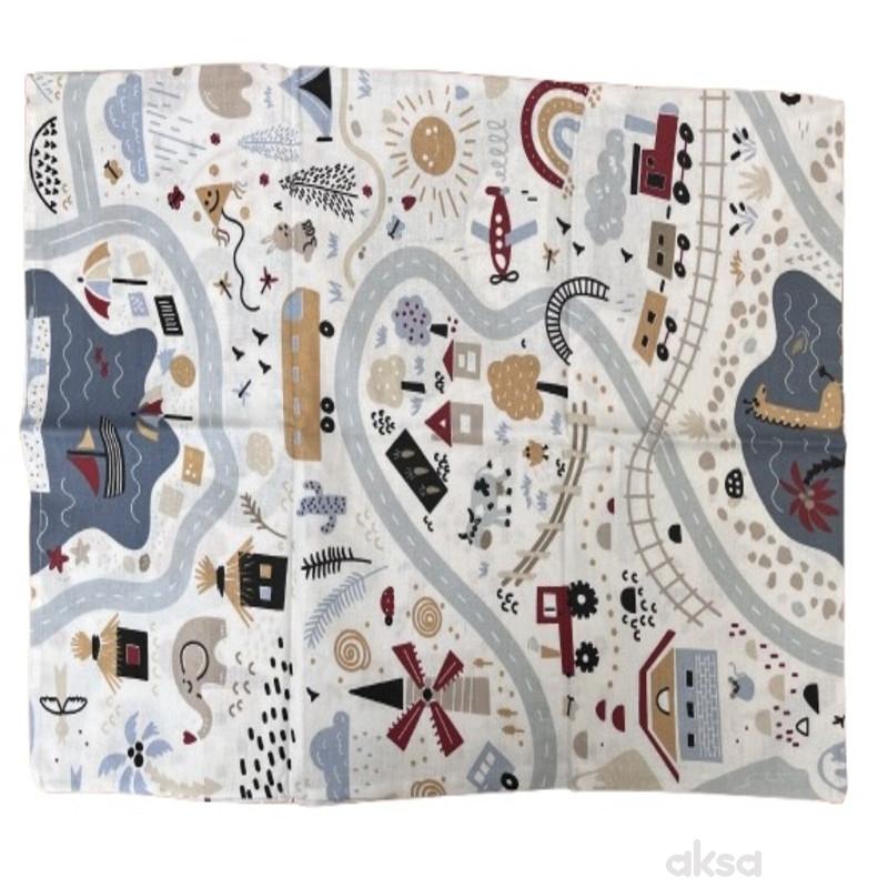 Lillo&Pippo jastučnica Grad, 40x60 