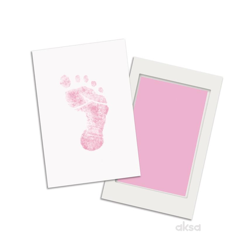 Pearhead otisak za stopalo Clean-Touch Ink, roze