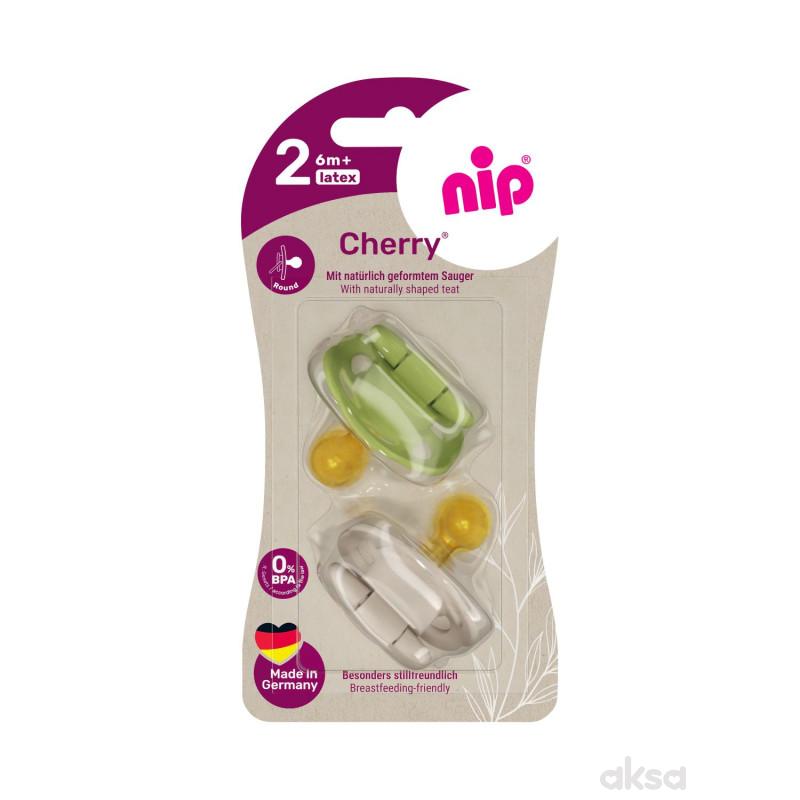 Nip laža višnjica, kaučuk, 6m+, 2 kom, mix