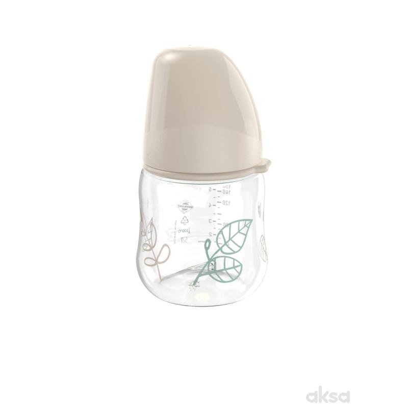Nip Green PP flašica bež 150ml 0m+, S protok 