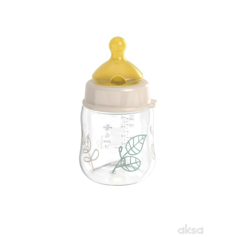 Nip Green PP flašica bež 150ml 0m+, S protok 