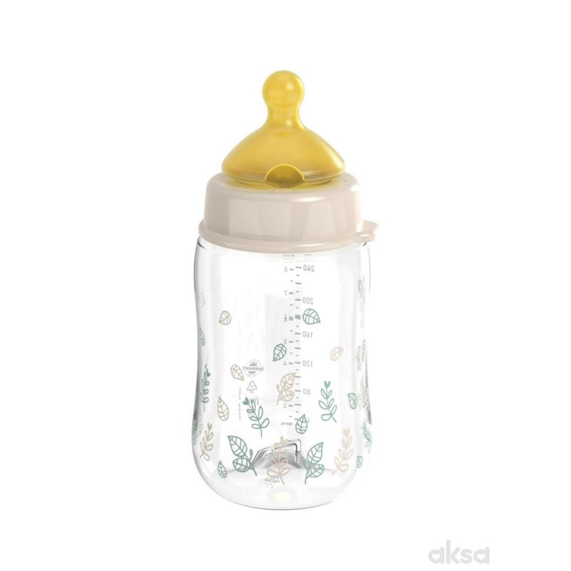 Nip Green PP flašica bež 260ml 0m+, M protok 