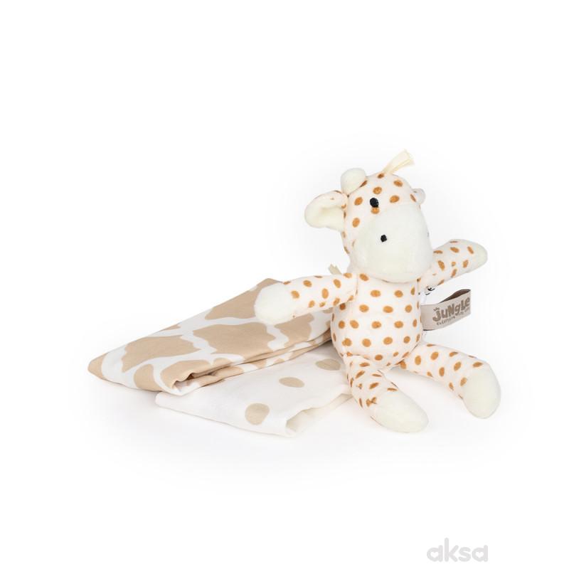 Jungle bebi set prvi otisak, bež 