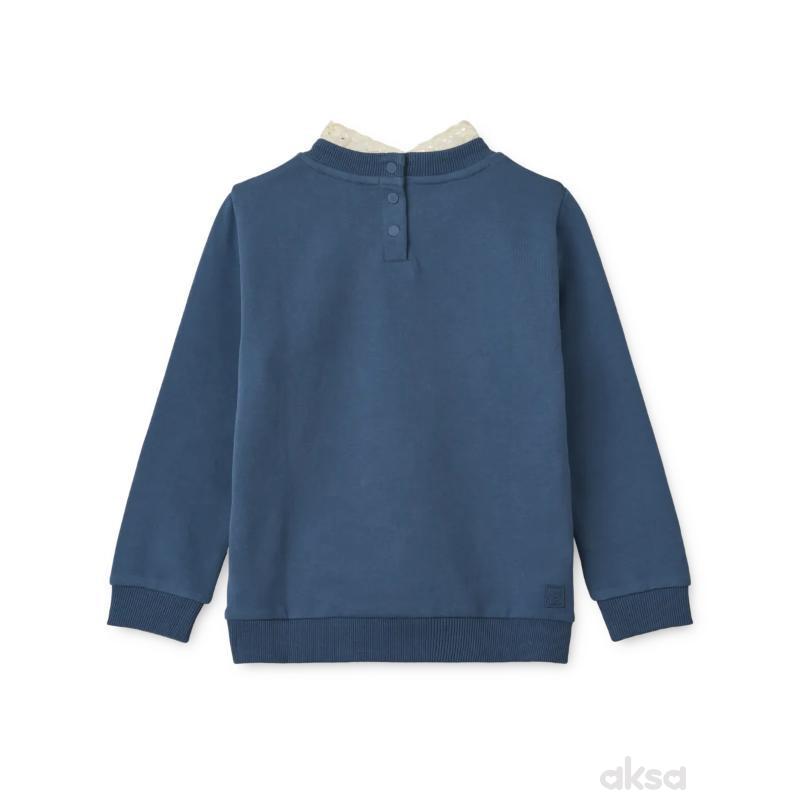 Liewood Rakel dukserica,Bow / Indigo blue 