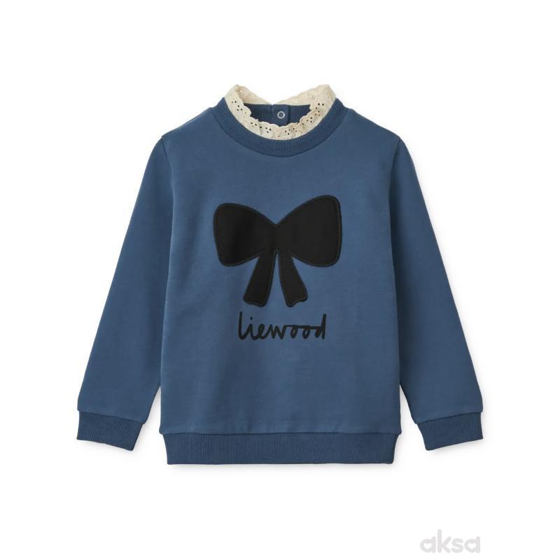 Liewood Rakel dukserica,Bow / Indigo blue 