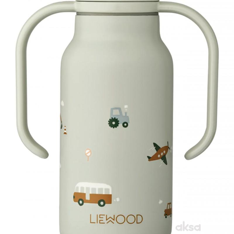 Liewood termos boca 250ml Kimmie,Vehicles/Dove blu