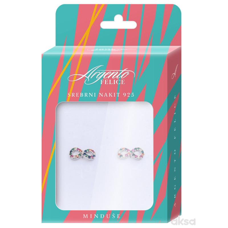 Argento minđuše Infinity Tuti Fruti