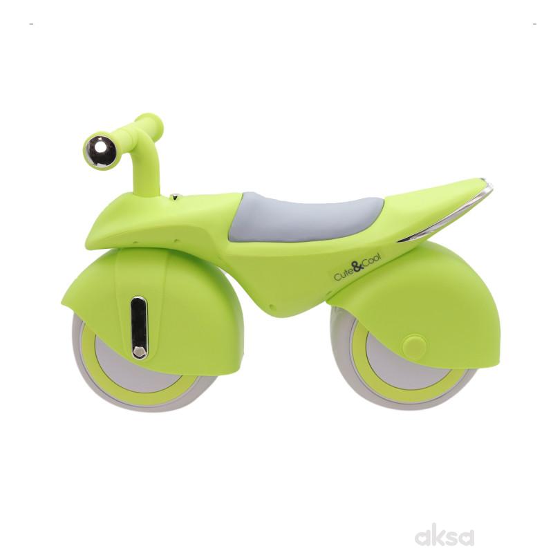 Cute&Cool guralica za decu motor, zeleni 